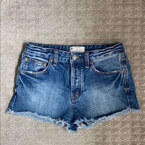 Free People Jean Shorts